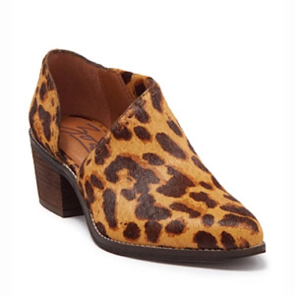 Zodiac Shoes - “NEW” Zodiac Maddie Half d'Orsay Leopard Bootie